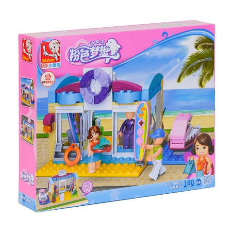  M38-B0603 Bộ đồ chơi lắp ráp Cửa hàng bãi biển 