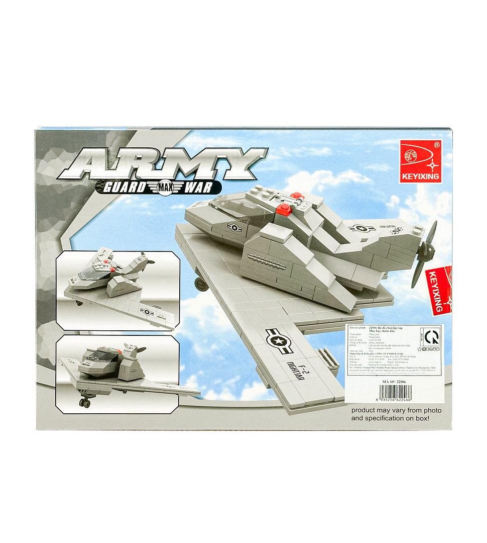  22506 Bộ đồ chơi lắp ráp Máy bay chiến đấu 