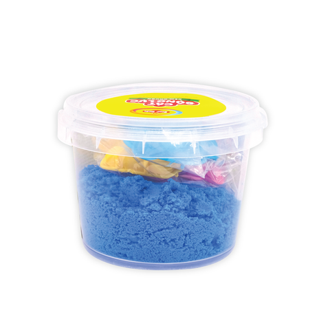  K-316/1 Bộ đồ chơi cát động lực 250g và khuôn (màu xanh dương) 