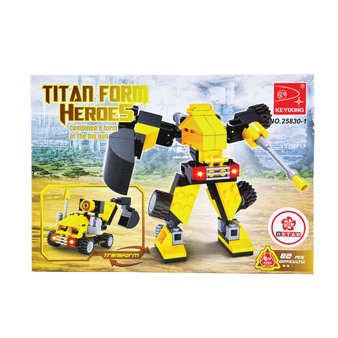  25830-1 Bộ đồ chơi lắp ráp biến hình Robot & xe 