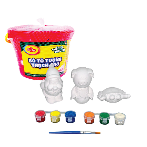  K-161/3 Bộ đồ chơi tô tượng thạch cao 