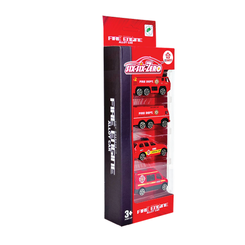  660-A159 Bộ đồ chơi mô hình Xe cứu hỏa ( 4 chiếc ) 