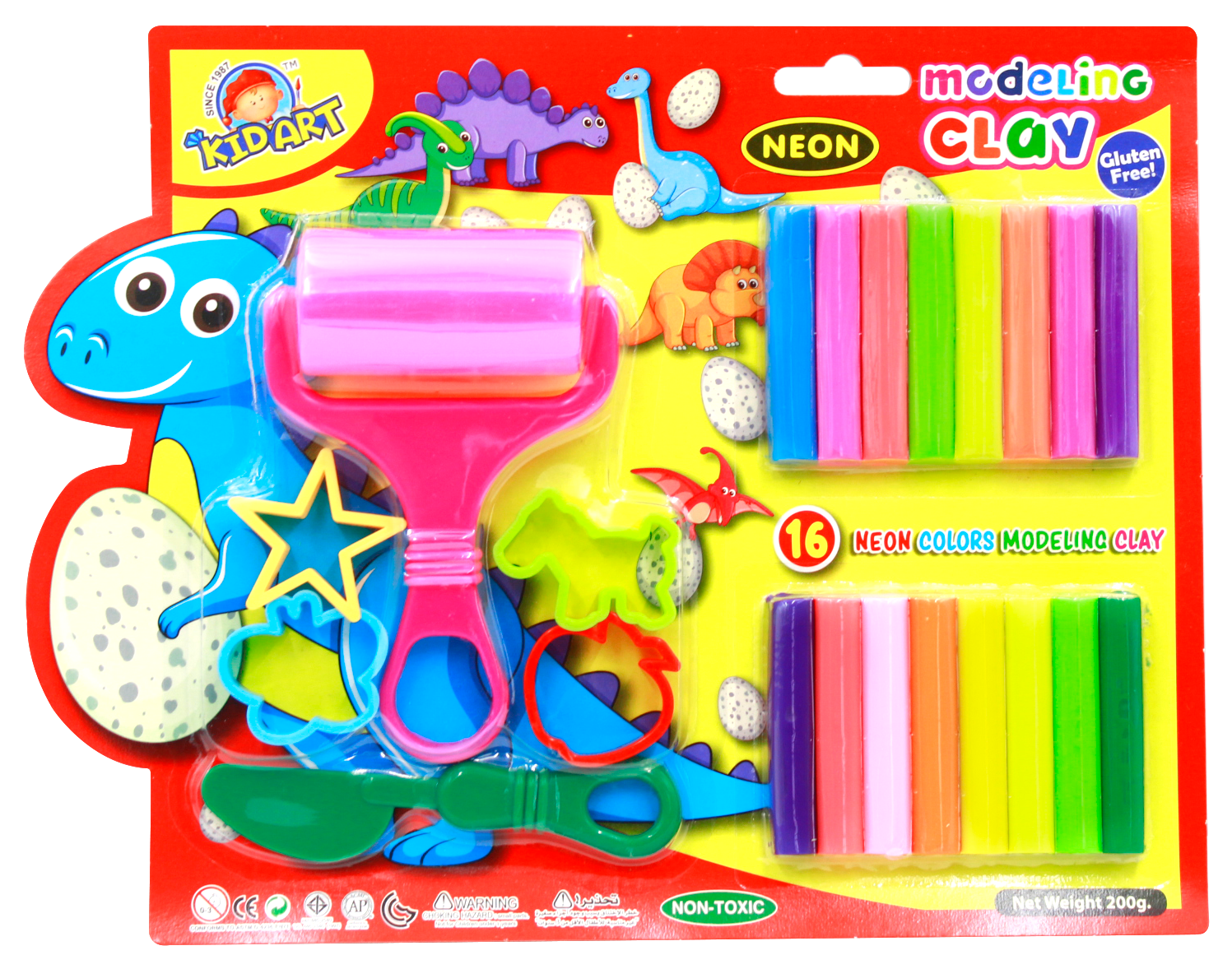 Đất nặn KID ART T200NE/16C/4MBRK