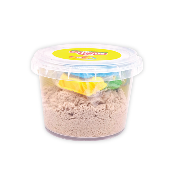  K-311/1 Bộ đồ chơi cát động lực 250g và khuôn (màu tự nhiên) 
