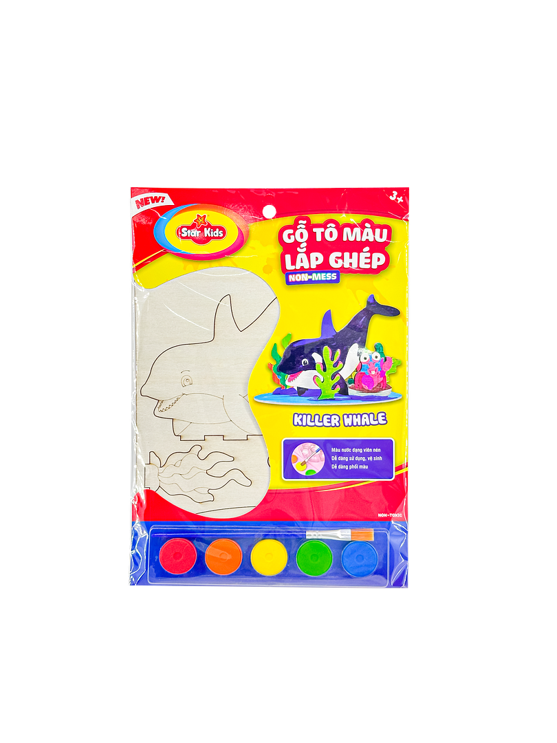 K-255/1 Bộ đồ chơi Gỗ tô màu lắp ghép