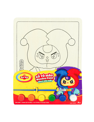  K-256/6 Bộ đồ chơi Gỗ tô màu dạng tranh 