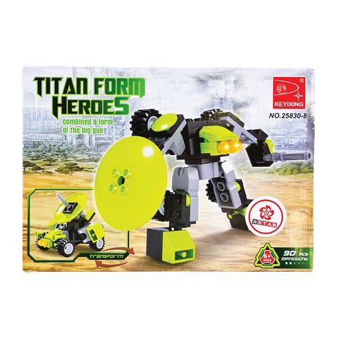  25830-8 Bộ đồ chơi lắp ráp biến hình Robot & xe 