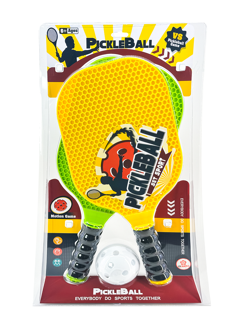 OK501-1 Bộ đồ chơi 2 Vợt pickle ball kèm bóng