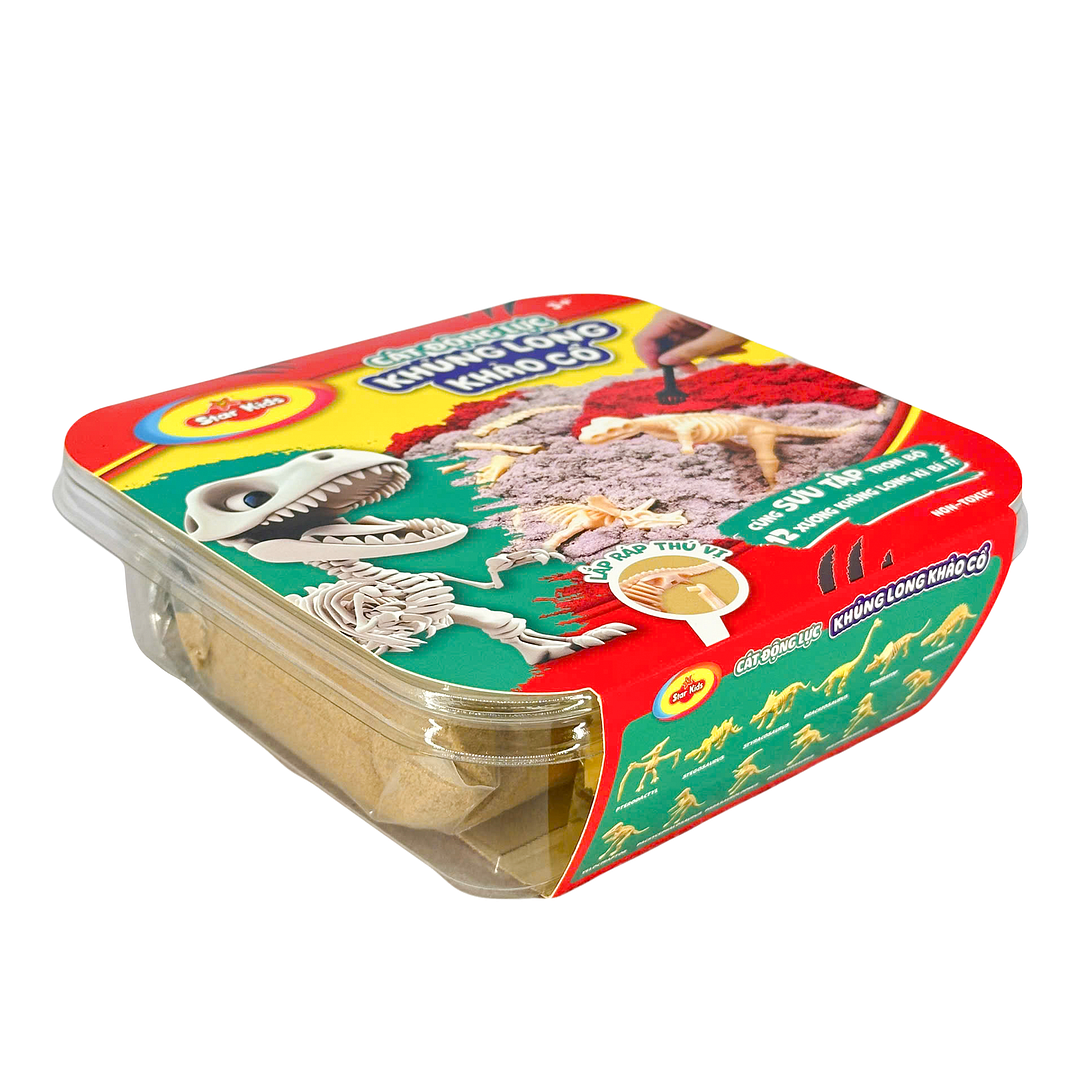 K-342/1 Bộ đồ chơi Cát động lực Khủng long khảo cổ lắp ráp 