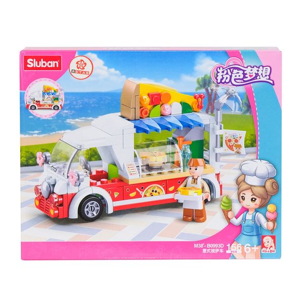  M38-B0993D Bộ đồ chơi lắp ráp Xe pizza 