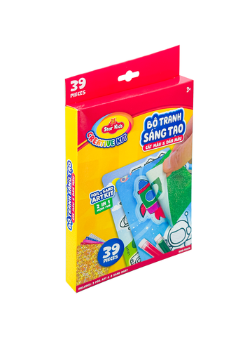  K-LC001 BỘ ĐỒ CHƠI TRANH SÁNG TẠO 
