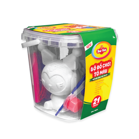  K-LC21/1 Bộ đồ chơi tô màu 21 chi tiết 