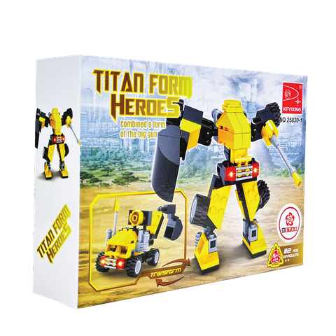  25830-1 Bộ đồ chơi lắp ráp biến hình Robot & xe 
