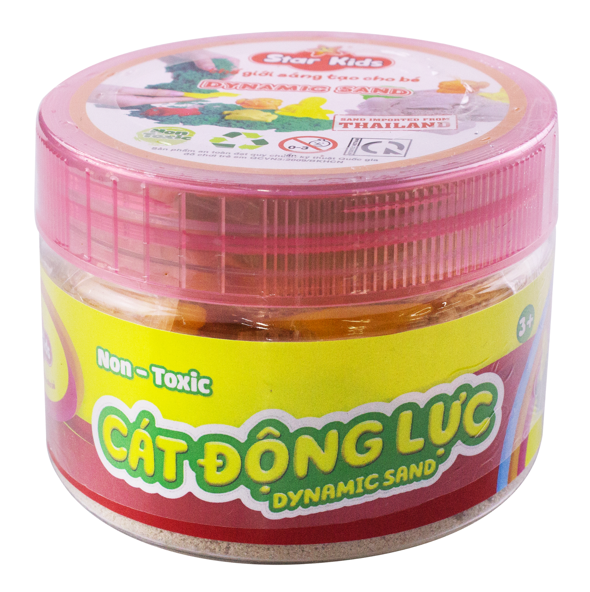 BỘ ĐỒ CHƠI CÁT ĐỘNG LỰC 250G VÀ KHUÔN MÀU TỰ NHIÊN (K-311)