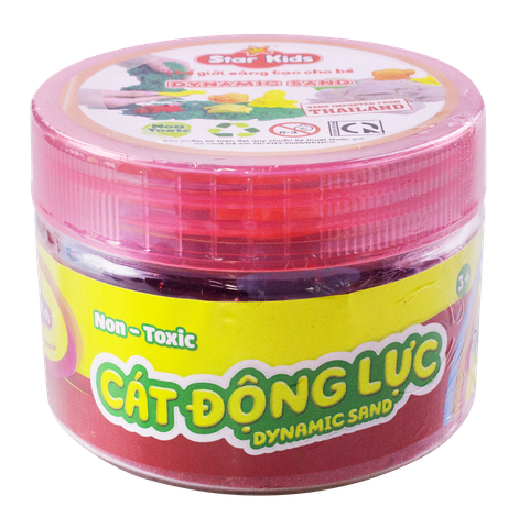  BỘ ĐỒ CHƠI CÁT ĐỘNG LỰC 250G VÀ KHUÔN MÀU ĐỎ (K-312) 