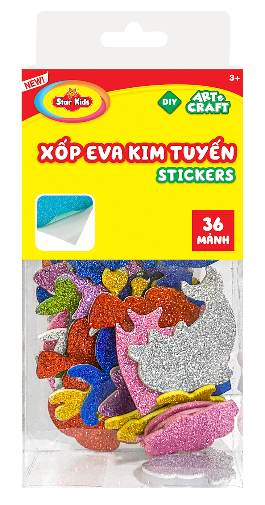 BỘ ĐỒ CHƠI HÌNH DÁN XỐP EVA KIM TUYẾN (K-941)