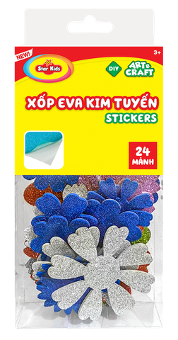  BỘ ĐỒ CHƠI HÌNH DÁN XỐP EVA KIM TUYẾN (K-942) 