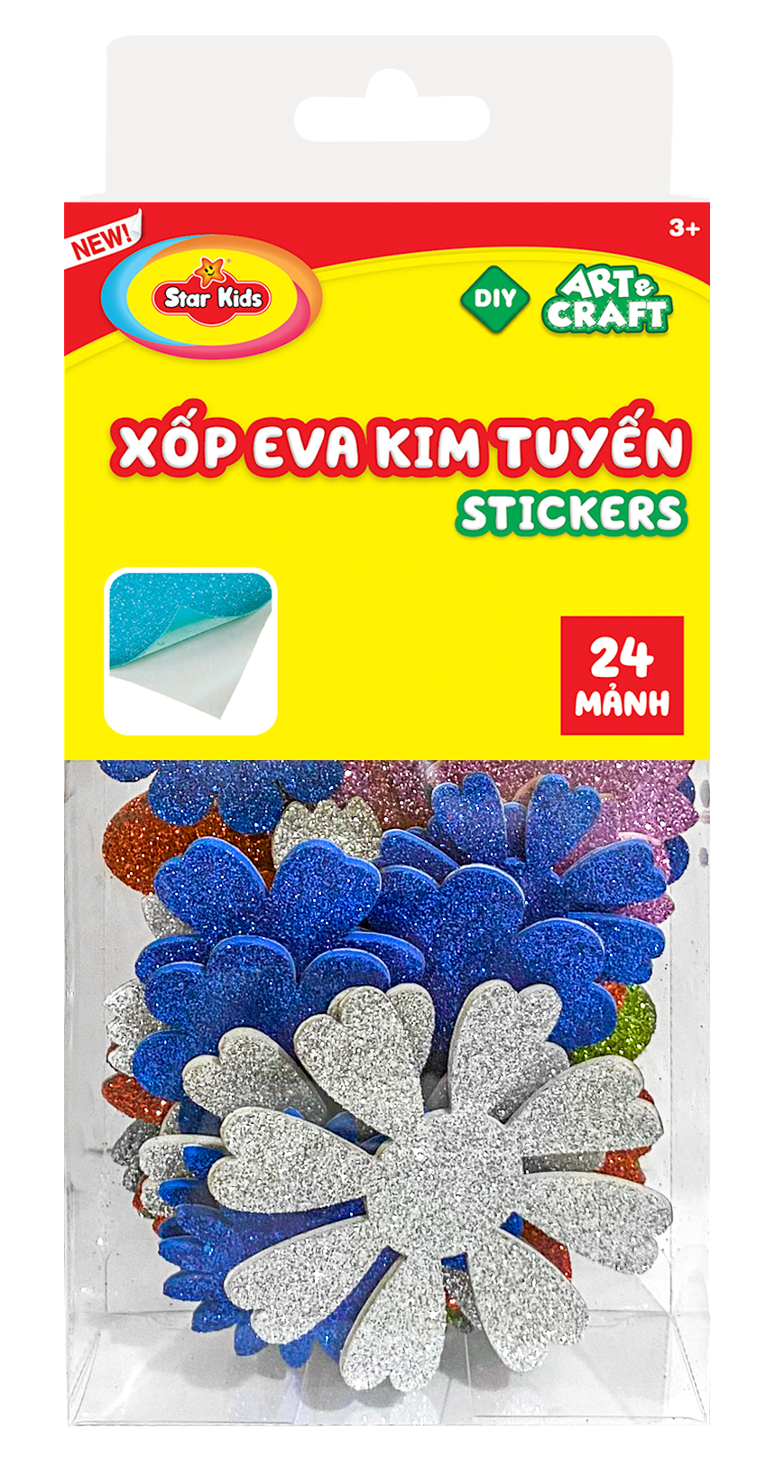 BỘ ĐỒ CHƠI HÌNH DÁN XỐP EVA KIM TUYẾN (K-942)