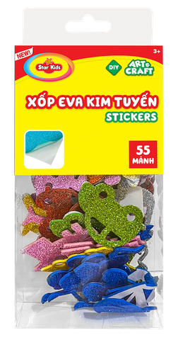  BỘ ĐỒ CHƠI HÌNH DÁN XỐP EVA KIM TUYẾN (K-944) 