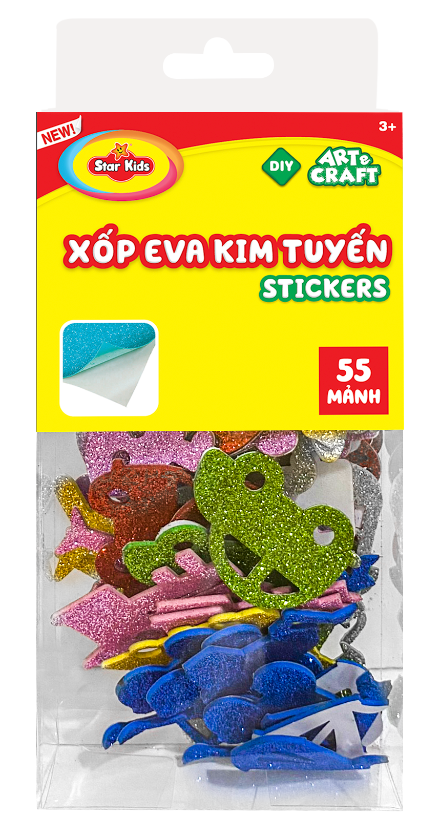 BỘ ĐỒ CHƠI HÌNH DÁN XỐP EVA KIM TUYẾN (K-944)