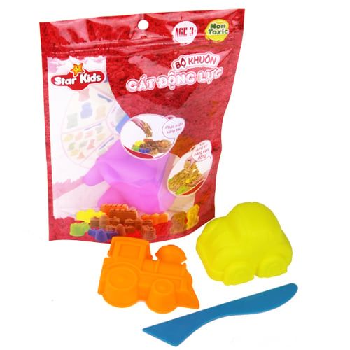 Bộ Khuôn Cát 3D Hình Phương Tiện Giao Thông (5 Cái) STAR KIDS (K406)