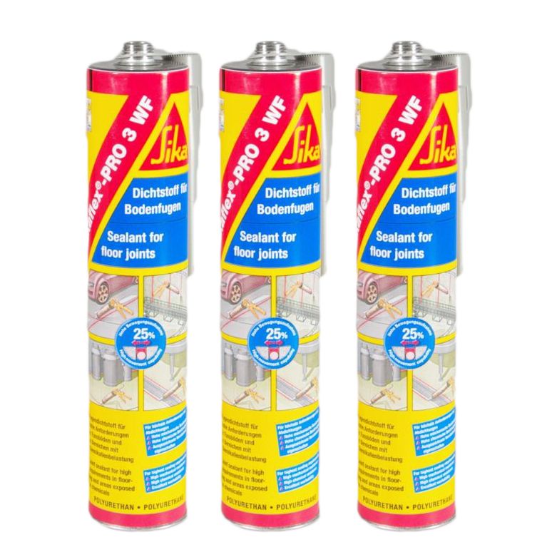 Sikaflex PRO 3 WF - Chất trám khe đàn hồi gốc polyuretan với khả năng co giãn 25%