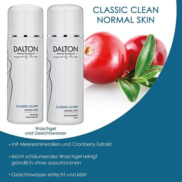 Gel rửa mặt cao cấp cho da thường - CLASSIC CLEAN NORMAL SKIN CLEANSING GEL DALTON