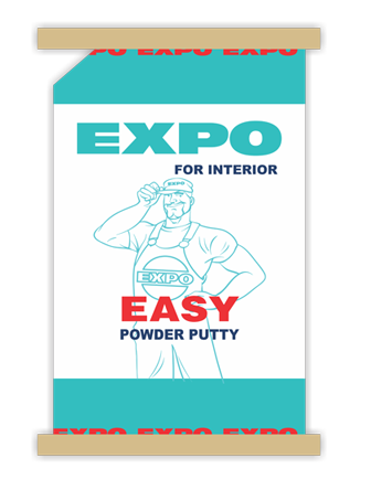 Bột Trét Tường Nội Thất EXPO Easy Powder Putty For Interior - 40Kg