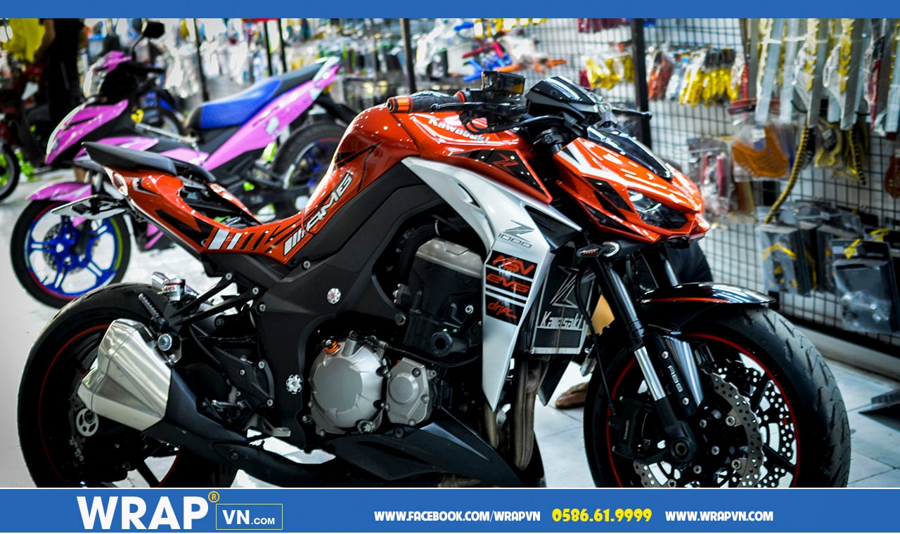 Kawasaki Z1000 độ phong cách Monster kịch độ gây choáng người nhìn