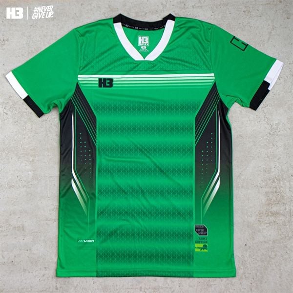 Áo đá banh H3 Classic 2 - Xanh lá