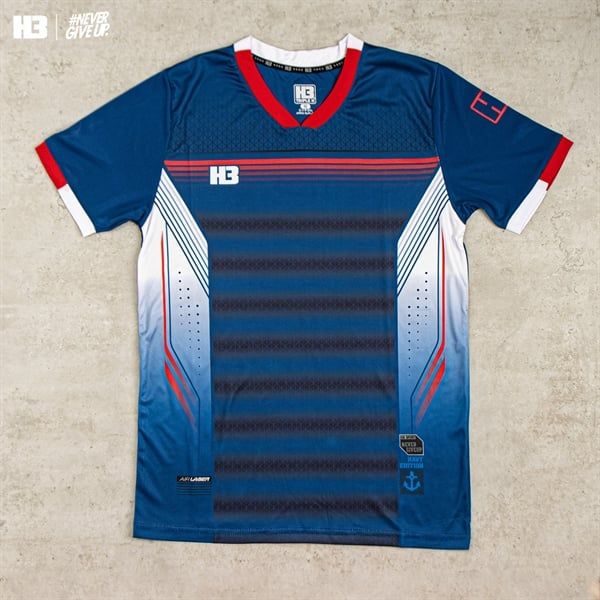 Áo đá banh H3 Classic 2 - Navy