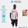 Bộ quần áo bóng đá nam thấm hút mồ hôi, thoáng khí, không mùi Bulbal Euro