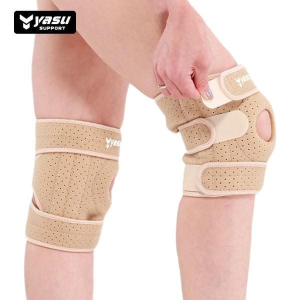 Bó gối dán có đệm 4 lò xo trợ lực Yasu 7912-đen