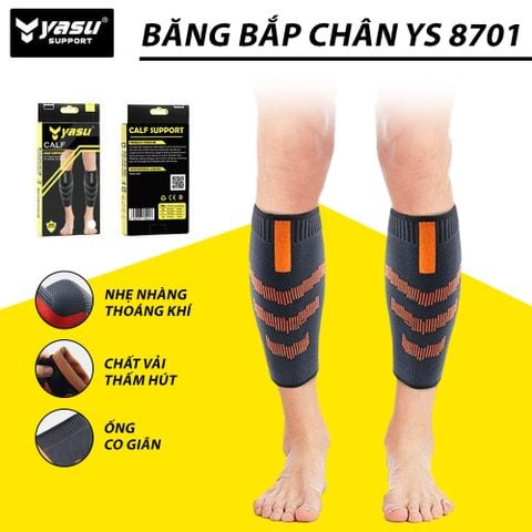 BĂNG BẢO VỆ BẮP CHÂN CALF CAO CẤP YASU 8701 (1 CHIẾC)