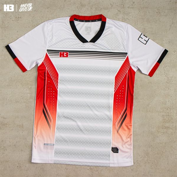 Áo đá banh H3 Classic 2 - Trắng