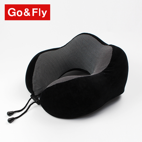 Gối tựa cổ du lịch GoandFly Soft 0629 Đen