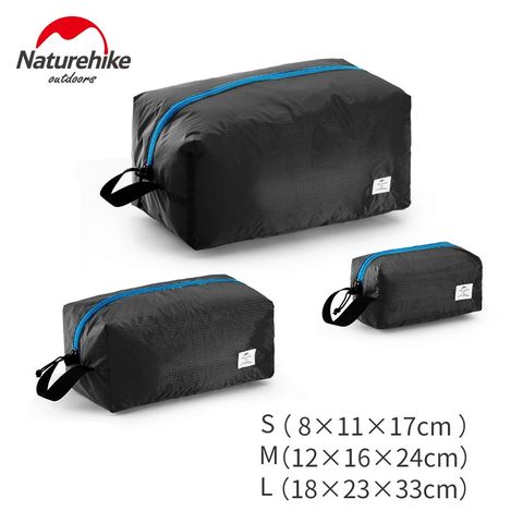 Set túi đựng đồ du lịch 3 món Naturehike NH18S003B Đen