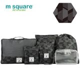 Set 6 túi đựng đồ du lịch cho nam Msquare 0641 Xanh camo