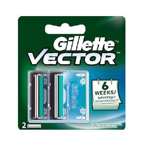 Lô 2 lưỡi cạo râu Gillette Vector 2 lưỡi kép