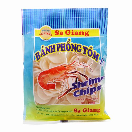 Bánh phồng tôm Sa Giang gói 100g