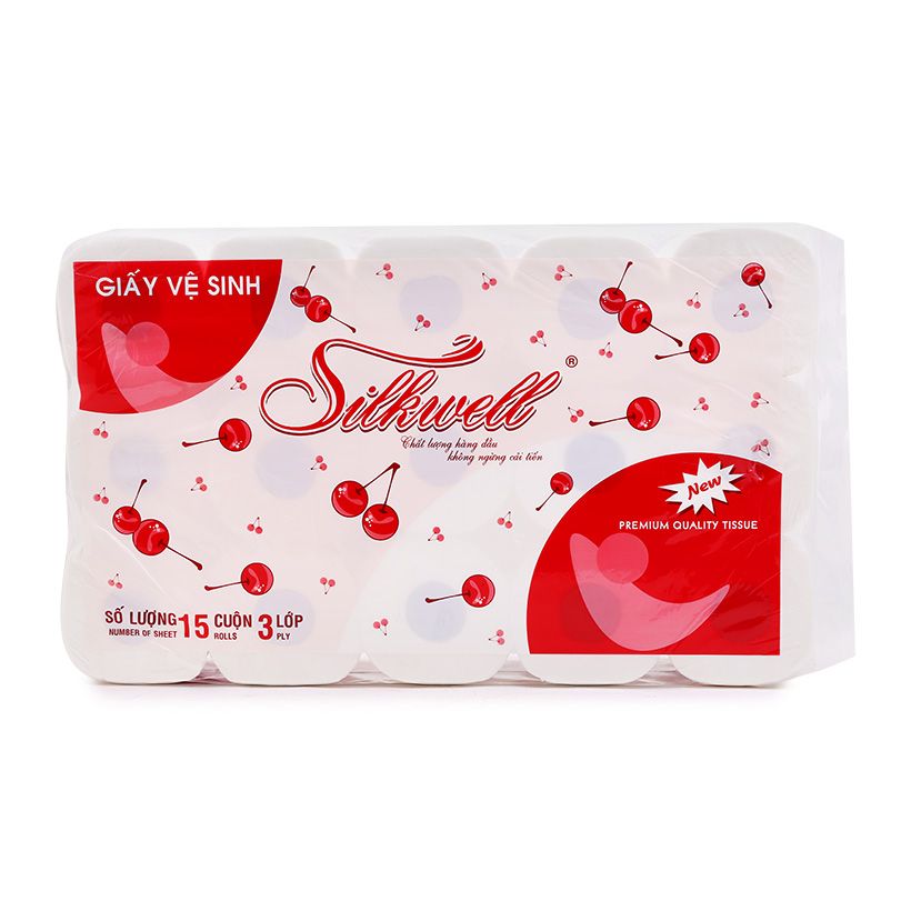 Giấy vệ sinh Silkwell 15 cuộn