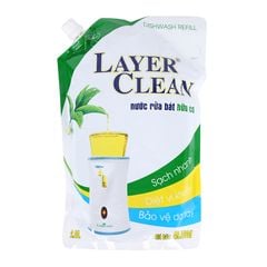 Nước rửa chén hữu cơ LayerClean túi 2L