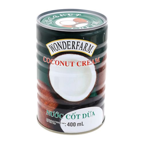 Nước cốt dừa Wonderfrarm lon 400ml