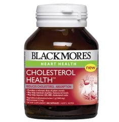 Blackmores Cholesterol Health 60 Capsules - Giải pháp cân bằng cholesterol trong máu