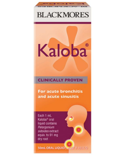 Blackmores Kaloba chữa viêm xoang và viêm phế quản cấp tính 50ml