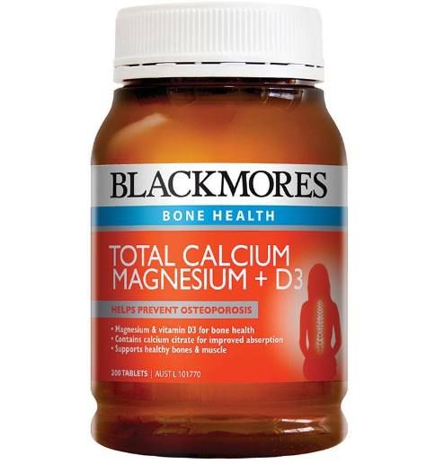 Blackmores Total Calcium & Magnesium + D3 200 viên