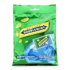 Kẹo ngậm Doublemint bạc hà không đường gói 39g