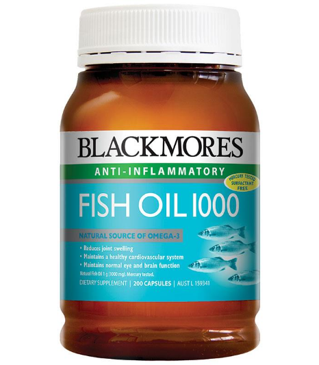 Dầu cá Blackmores Fish Oil 1000mg 200 viên