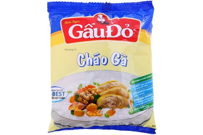 Cháo Gấu Đỏ gói 50g