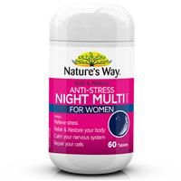 Giúp ngủ ngon, giảm stress và phục hồi năng lượng dành cho nữ Nature's Way Rest and Restore Anti-Stress Night Multivitamin for Women